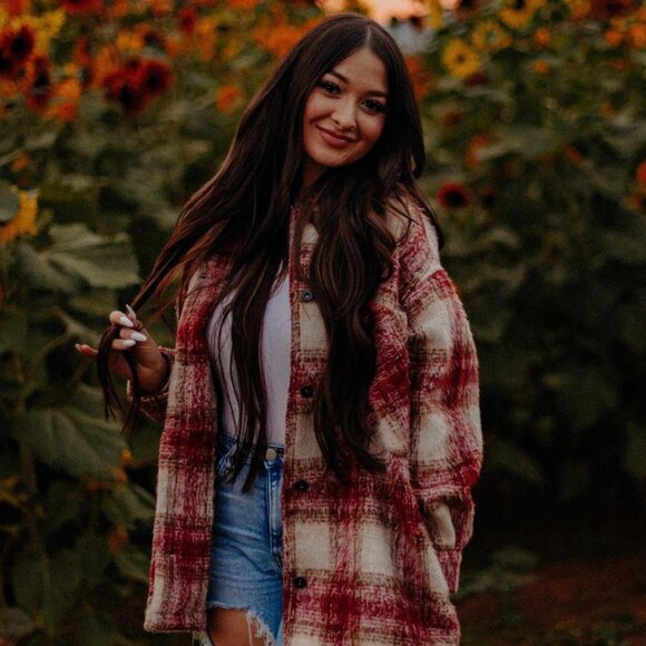 BLOGGER'S FAVE! Zara Plaid Overshirt Shacket Jacket Sz M NWT - Picture 9 of 16